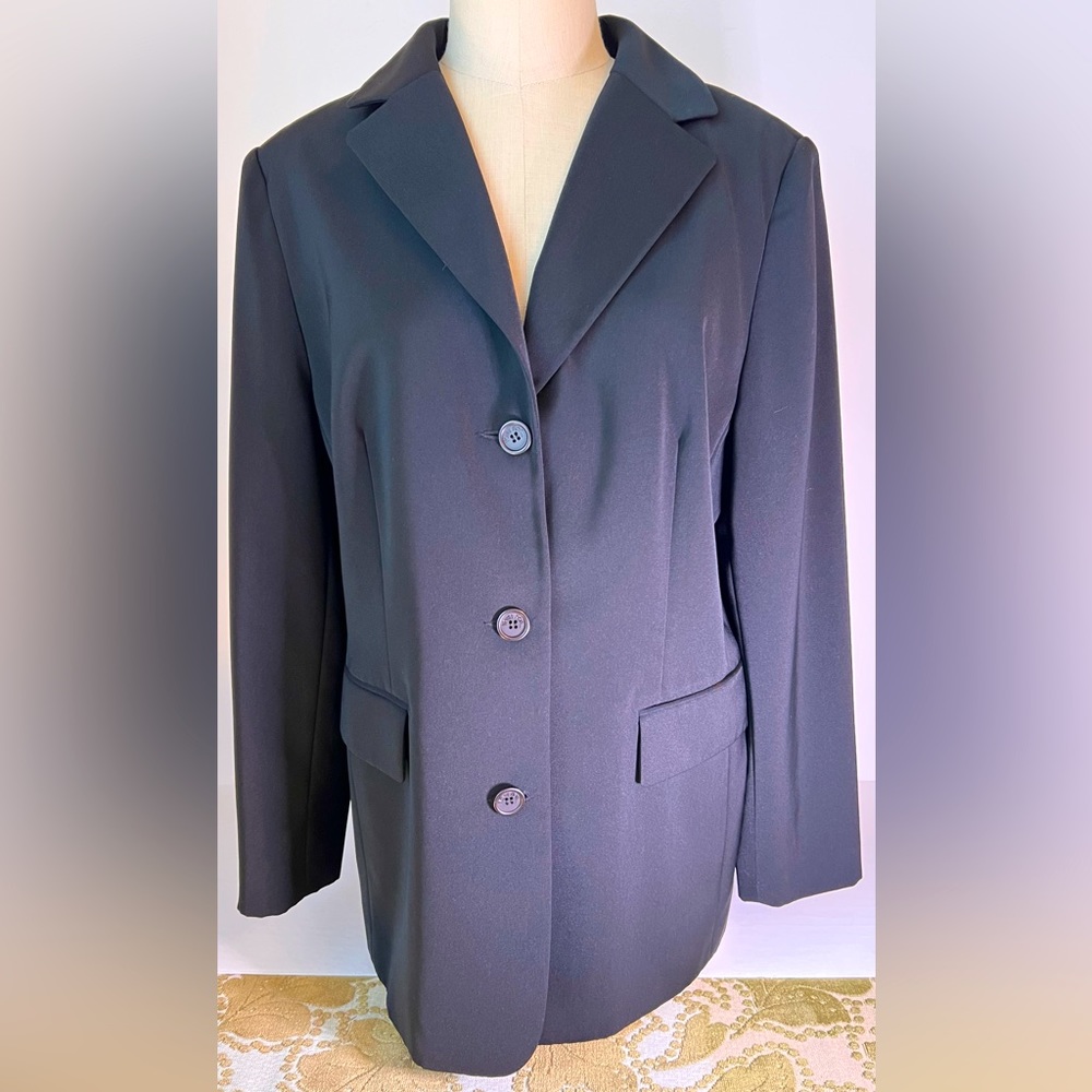 Votre Nom Collection Black Blazer Size 12